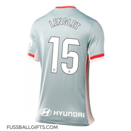 Atletico Madrid Clement Lenglet #15 Fußballbekleidung Auswärtstrikot Damen 2024-25 Kurzarm